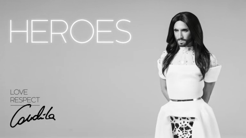 Conchita Wurst – HEROES (lyrics Video)