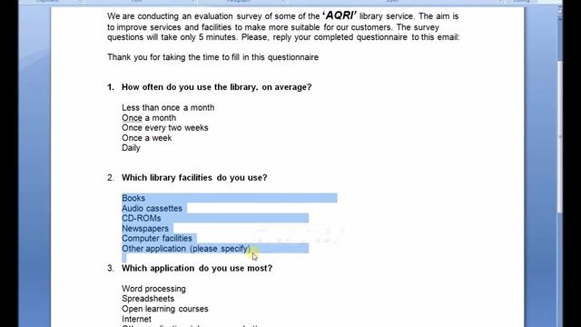 How to Make Survey Questonnaire Using Microsoft Excel (Explained in Somali Language) смотреть онлайн