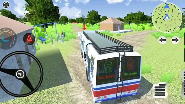 Extreme Off Road Bus Simulator #1 (by PIXEL XYZ GAMES) - Android Game Gameplay смотреть онлайн