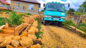 заливка бетона маленьким миксером