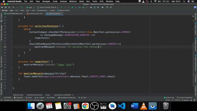 Solicitar permisos en Android con kotlin смотреть онлайн