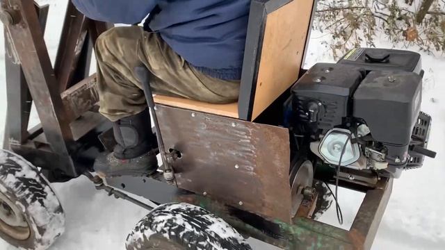 Чудо самоделка, полный привод, погрузчик из того что было смотреть онлайн