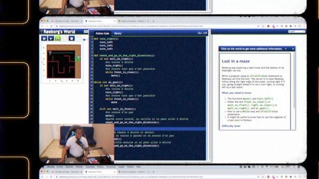 Un programme python pour t'échapper d'un labyrinthe смотреть онлайн