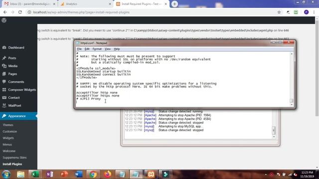 Fixed - Apache http Server has Stopped Working Windows 7 (XAMPP) смотреть онлайн
