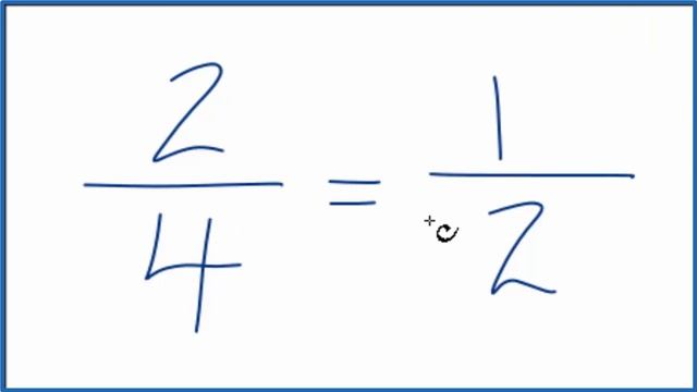 How to Simplify the Fraction 2/4 смотреть онлайн