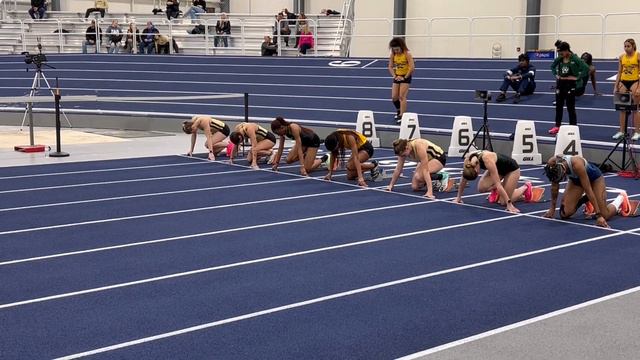 Womens 60m Heat 3 start @Washburn Midweek Feb 2023 смотреть онлайн