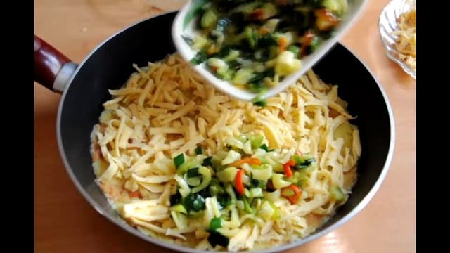 Картофельный омлет или легкий и быстрый перекус на обед)) смотреть онлайн