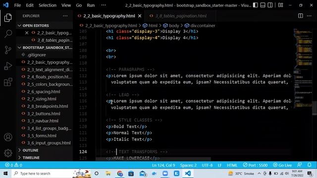 Bootstrap Tutorial in 2022 | Heading Basic Typography смотреть онлайн