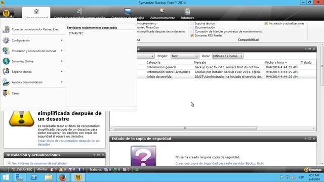 Symantec Backup Exec - Consola de administración смотреть онлайн