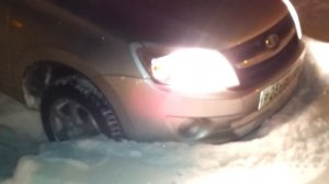 Застрять можно на чем угодно. Лада Гранта с Самоблокирующимся дифференциалом