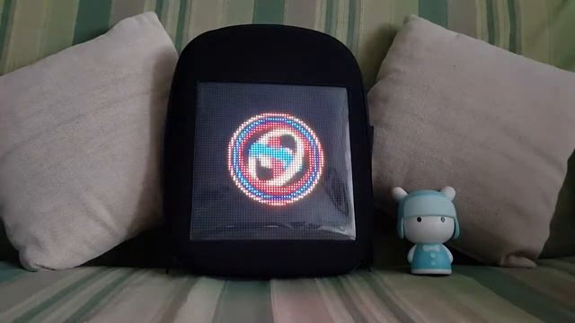 Цифровой рюкзак с led дисплеем смотреть онлайн