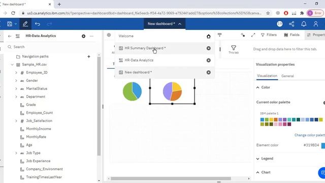 Dashboard Creation in Ibm Cognos Analytics 11.0 Part-01 смотреть онлайн