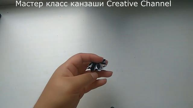 Заколки клик-клак с цветами канзаши. смотреть онлайн