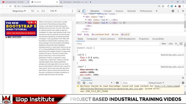 Ch-4 Bootstrap 5 alpha tutorial in hindi - Bootstrap responsive grid | Er Saurav смотреть онлайн