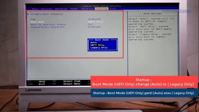 Error 1962: No operating system found. Boot sequence will automatically repeat, Lenovo Ideacentre P смотреть онлайн