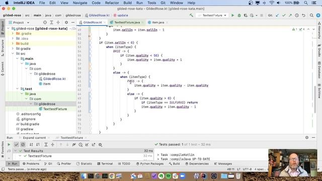 Tidy First Gilded Rose Refactoring in Kotlin смотреть онлайн