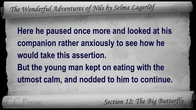 12 - The Wonderful Adventures of Nils by Selma Lagerlöf - The Big Butterfly смотреть онлайн