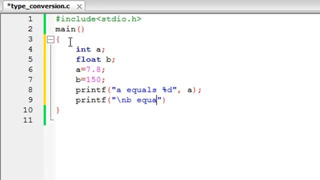 C Programming Tutorial - 11: Type Conversion in C смотреть онлайн