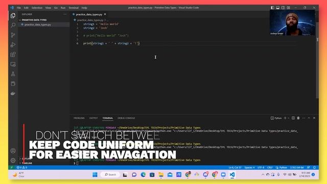 Programming for beginners | python primitive data types and loops смотреть онлайн
