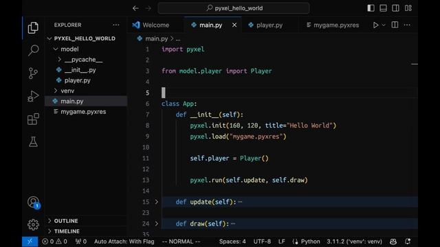 Pyxel tutorial: Using keyboard inputs | Lesson 3 смотреть онлайн