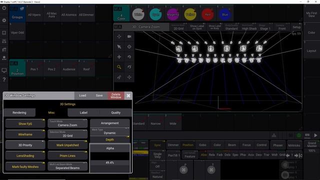 E07 - 3D Render Quality GrandMA3 OnPC Tutorial