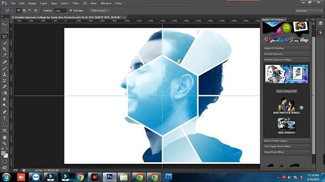 Digital Oil Painting 7.0 (A Powerfull Automatic Software) !! Oil painting !! Double Exposure смотреть онлайн