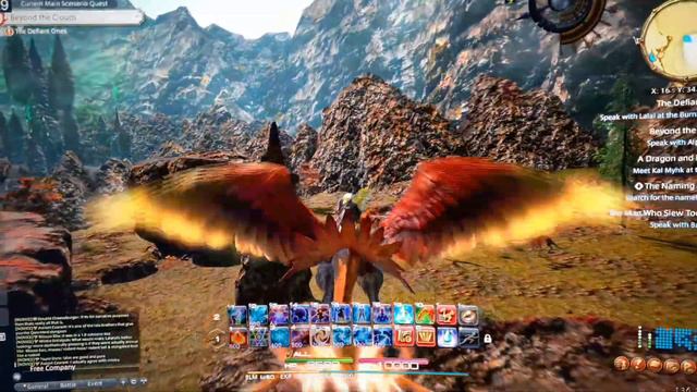 Final Fantasy XIV Bennu Mount смотреть онлайн