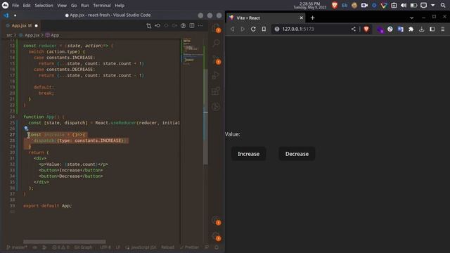 Simple use useReducer in react смотреть онлайн