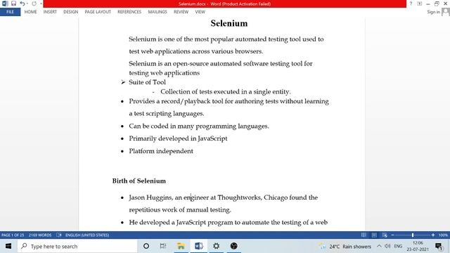 Introduction to Selenium In software Testing смотреть онлайн