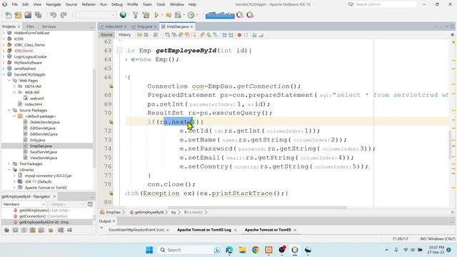 #15 (Mini Project) CRUD Operations in Java Web Application with Servlets | MYSQL | NetBeans |Demo|R смотреть онлайн