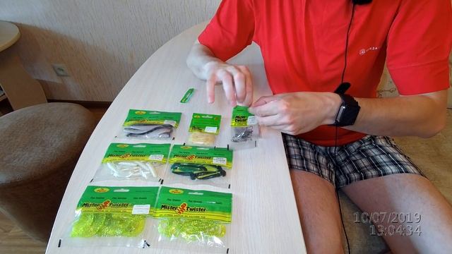 Рыболовные снасти. Силиконовые приманки мистер твистер. Крючки офсетные Cannelle