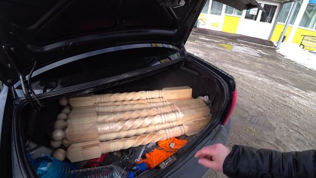 Лестница в Минусинск,материал и снег. смотреть онлайн