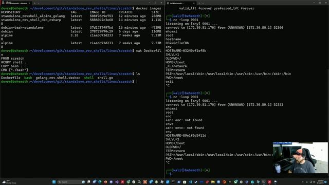 Reverse Shells - Docker and Micro Services - Alpine Debian and Scratch смотреть онлайн