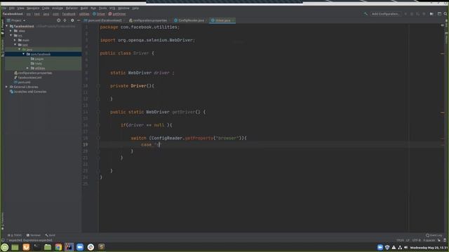Create a framework with TestNG on Maven with using IntelliJ and Test Login Function on facebook.com смотреть онлайн