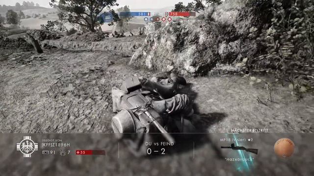 Battlefield 1 Eroberung Soissons Madsen MG смотреть онлайн
