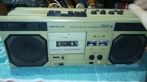 Магнитофон Весна 212С-4. Обзор, испытание.