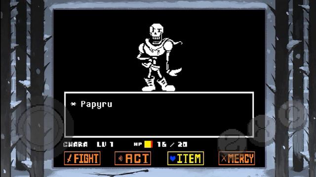 Undertale android gemeplay payrus battle смотреть онлайн