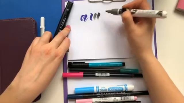 Маркеры брашпены и спиртовые маркеры для каллиграфии