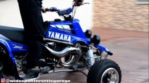 Yamaha Banshee 350 COLD START & SIDEWAYS ACTION!! My Neighbours don't Like me