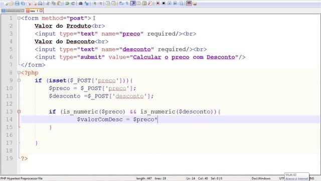 Ciência e Tecnologia - Aula 2 PHP - passando parâmetro e validando número смотреть онлайн
