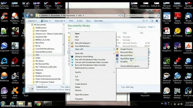 Open DOCX documents with OpenOffice смотреть онлайн