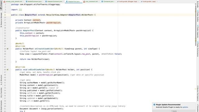 Blogger API | 05 Post Comments | Android Studio | Java смотреть онлайн