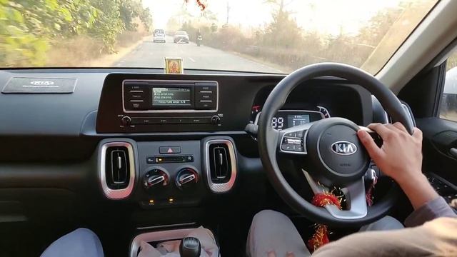 Kia Sonet HTK 1.2L Petrol 2020 With 5 Passenger On Road Performance смотреть онлайн