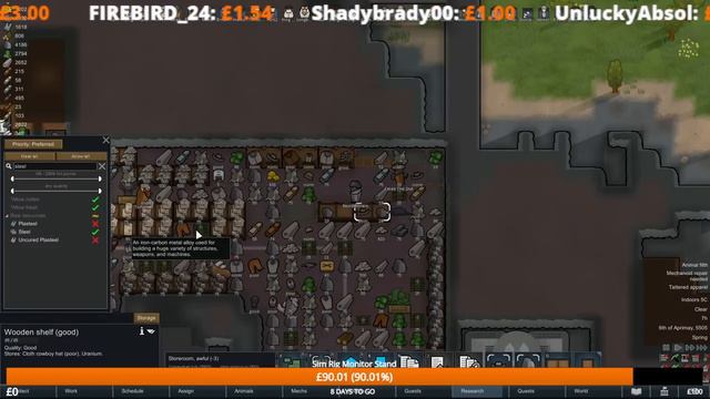 Bionic Pandas And The War Queen On Rimworld Biotech! смотреть онлайн