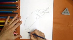 Как нарисовать щуку. Онлайн-школа рисования "Малевашки"