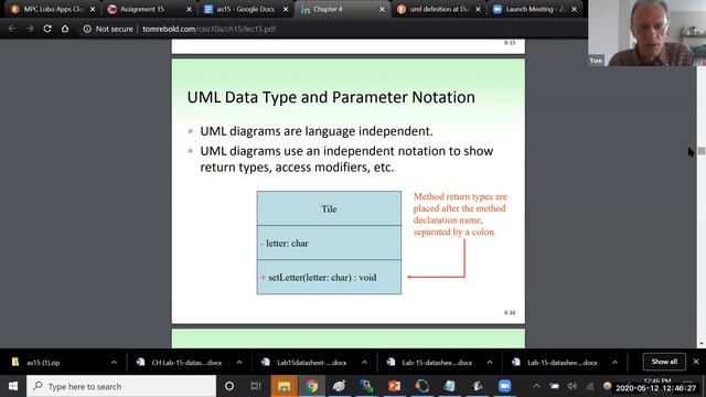 as15 - Overview of Object Oriented Design (UML Diagrams) смотреть онлайн