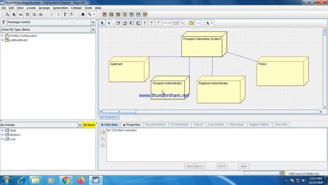 how to draw the Deployment & Component Diagram using Argouml смотреть онлайн