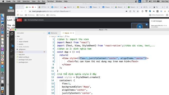 React Native - V1.3 - Tạo styleSheet trong React Native смотреть онлайн
