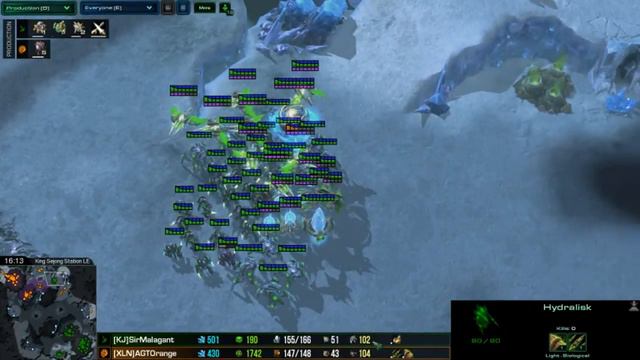 AgtOrange vs SirMalagant week 6 - season 2 Starcraft 2 league смотреть онлайн