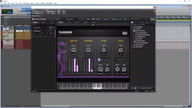 Falcon No Pro Tools 2020 - UVI Plugsound